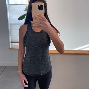 Lululemon Squad Goals Tank Top. Good condition! Heathered black.